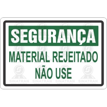 Material rejeitado , não use 